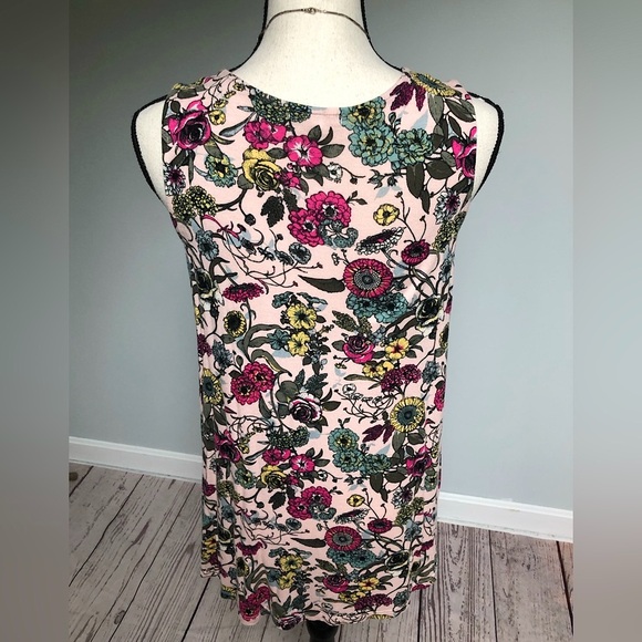 Maurices Floral & Lace Boho Tank Top Size Medium - Picture 4 of 6